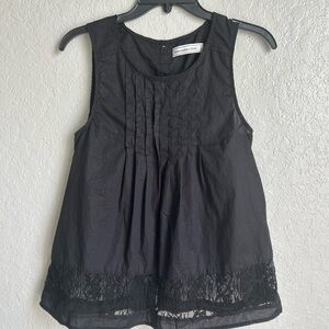 Abercrombie & Fitch Black button up back blouse size S